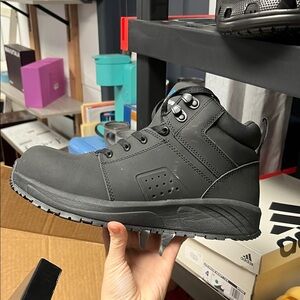 Black Men's Work Boots